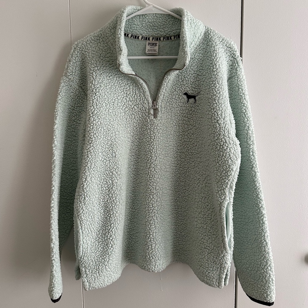 Victoria’s Secret PINK Sherpa Quarter Zip